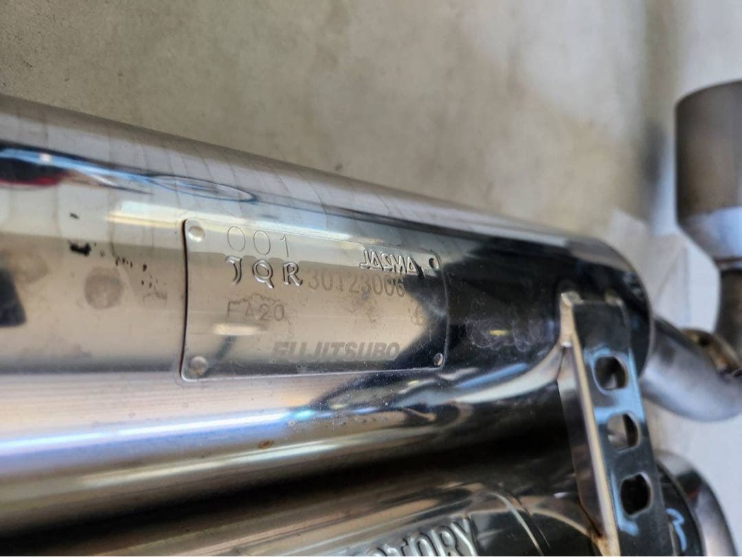 【ジャンク】フジツボ マフラー ZN6 86用 フランジ部分亀裂あり