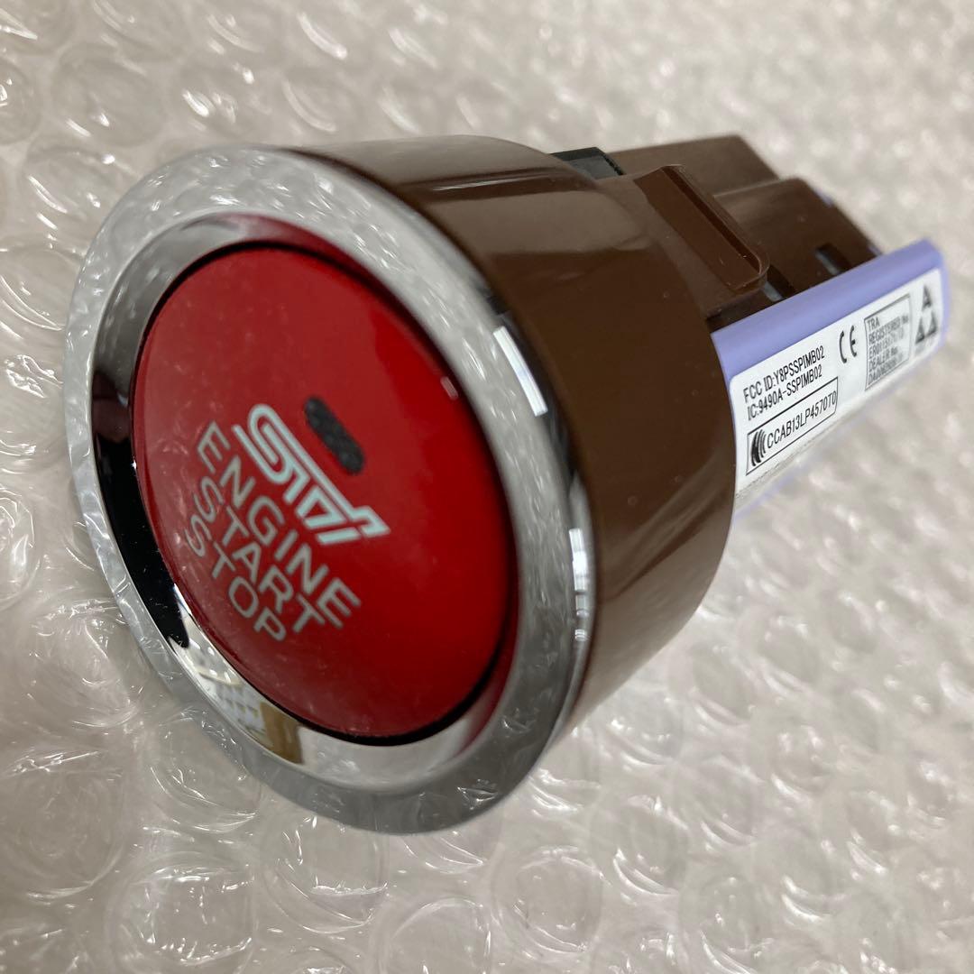 スバル STIプッシュエンジンスイッチ 開封済み 未使用