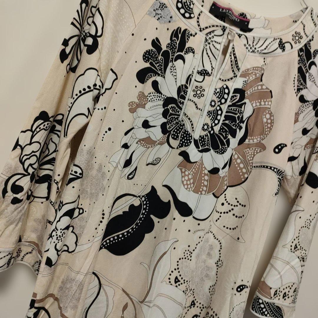 i16 超美品　レオナール　LEONARD　トップス　チュニック カンカン　M