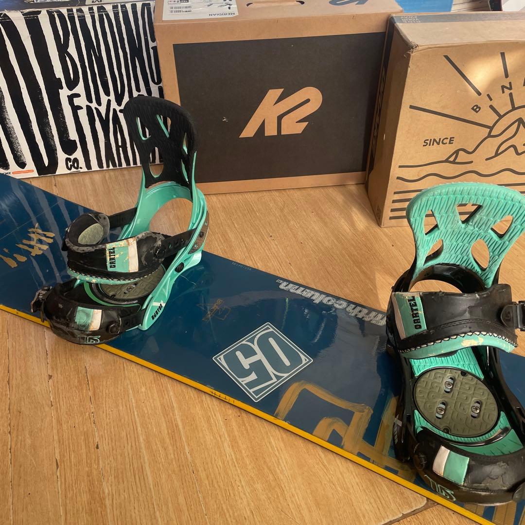 BURTON　バートン　バインディング付きスノーボードセット　ジブ・グラトリ◎