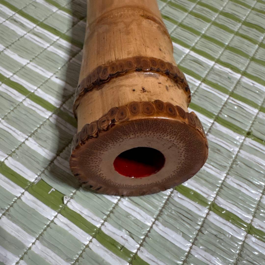 尺八 一朝 在銘 5穴 約55cm 2印 シャクハチ　楽器　笛