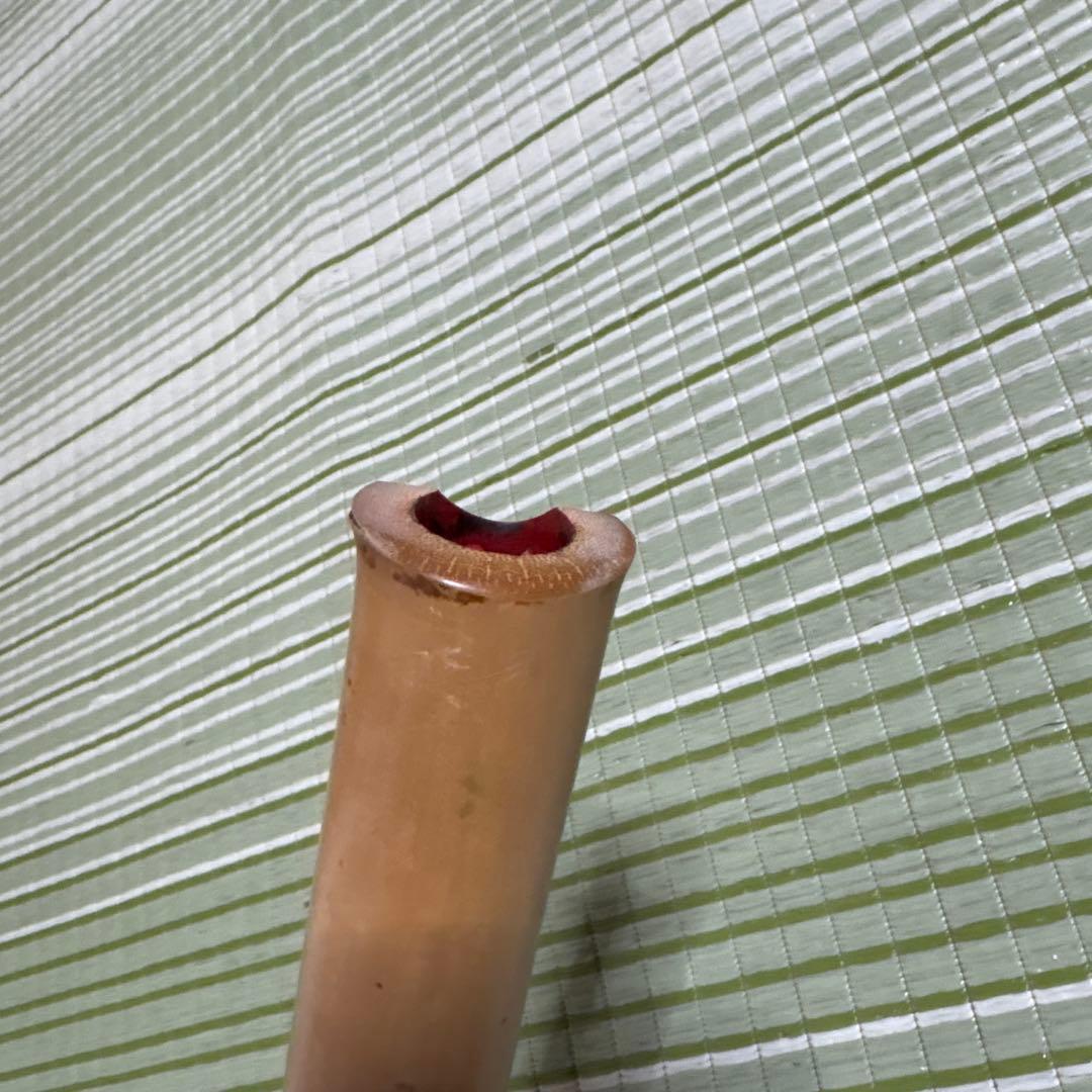 尺八 一朝 在銘 5穴 約55cm 2印 シャクハチ　楽器　笛