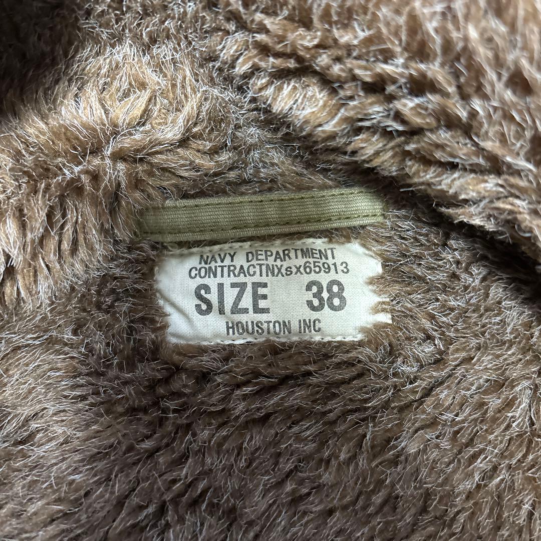 HOUSTON N-1デッキジャケット オリーブSIZE:38