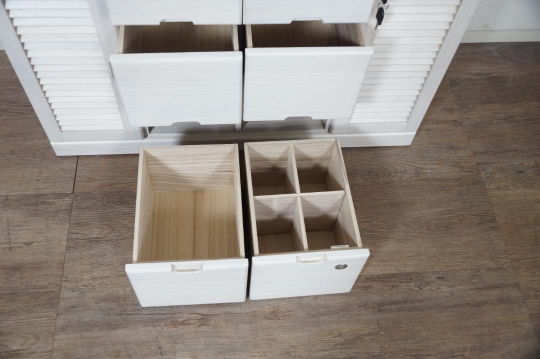 FAX台　引き出しいっぱいチェスト　電話台 収納