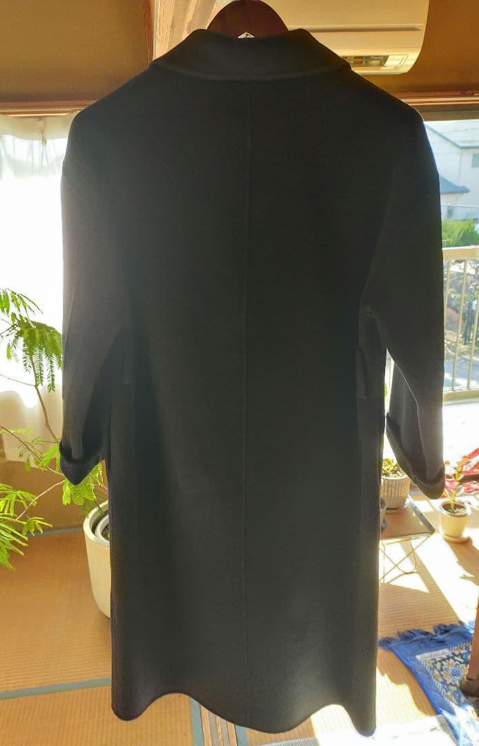 efu　WOOL OVER COAT　コート　黒