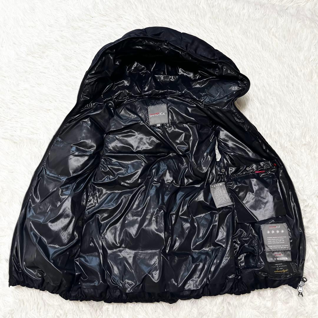 デュベティカ ダウン ベスト カシミヤ ネイビー 38