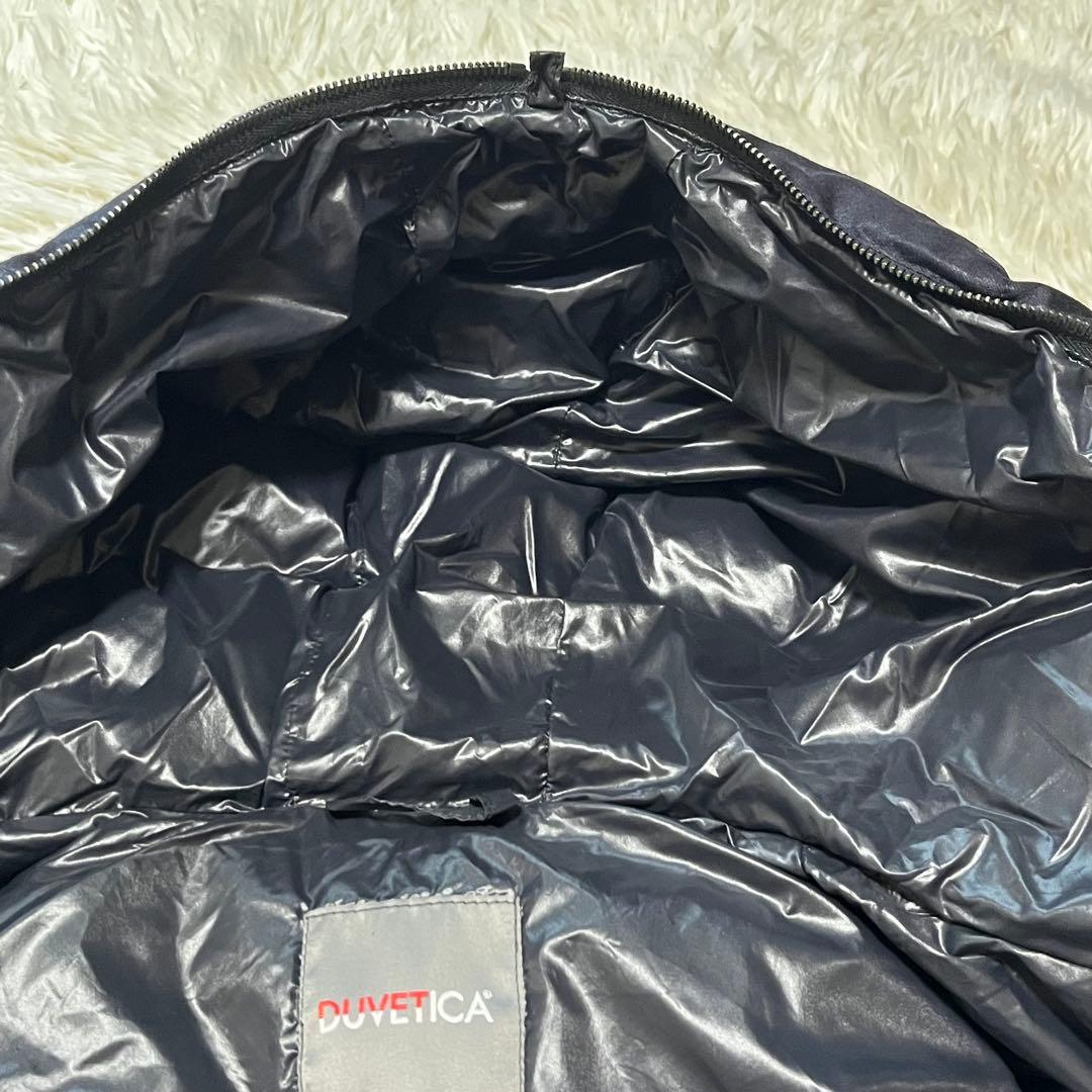 デュベティカ ダウン ベスト カシミヤ ネイビー 38