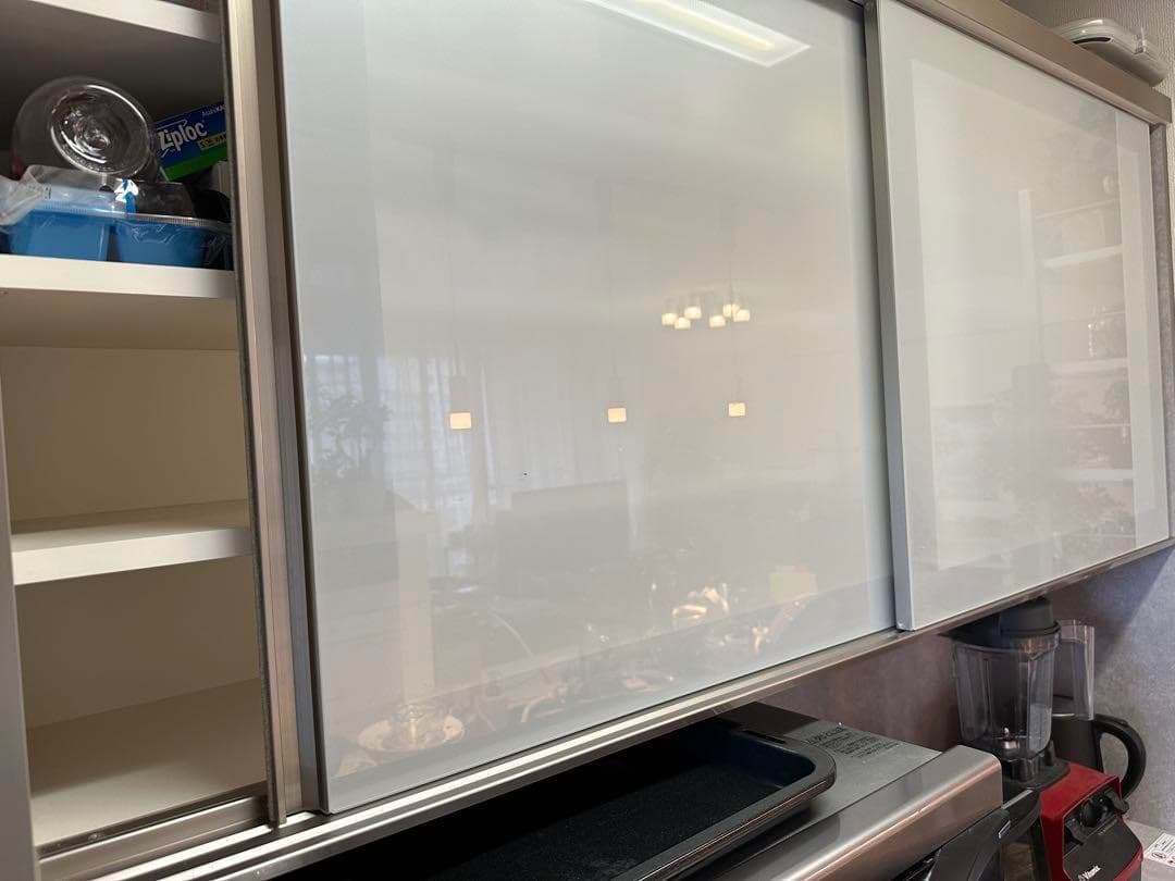 パモウナ製キッチンボード（食器棚）　大塚家具　横幅150cm