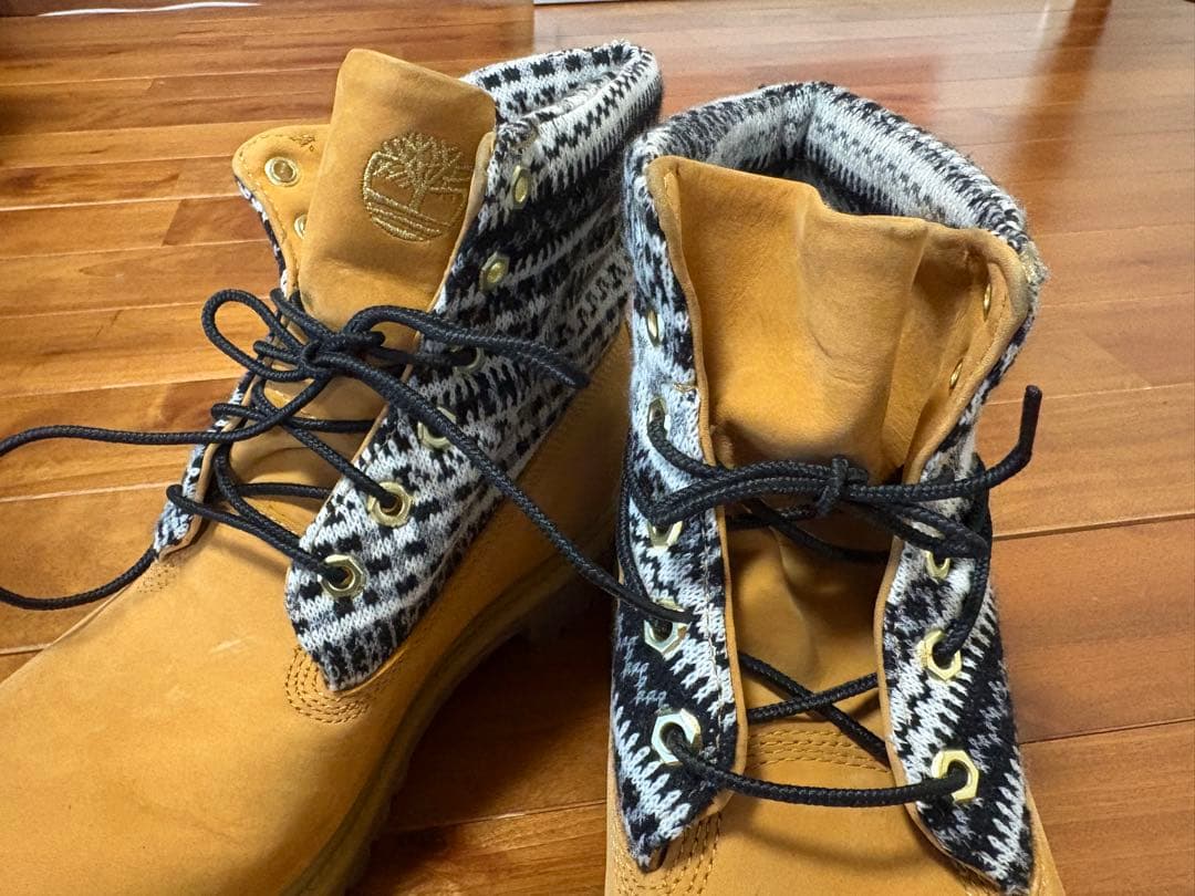 Timberland ワークブーツ 27.5cm 茶 6437R ロールトップ