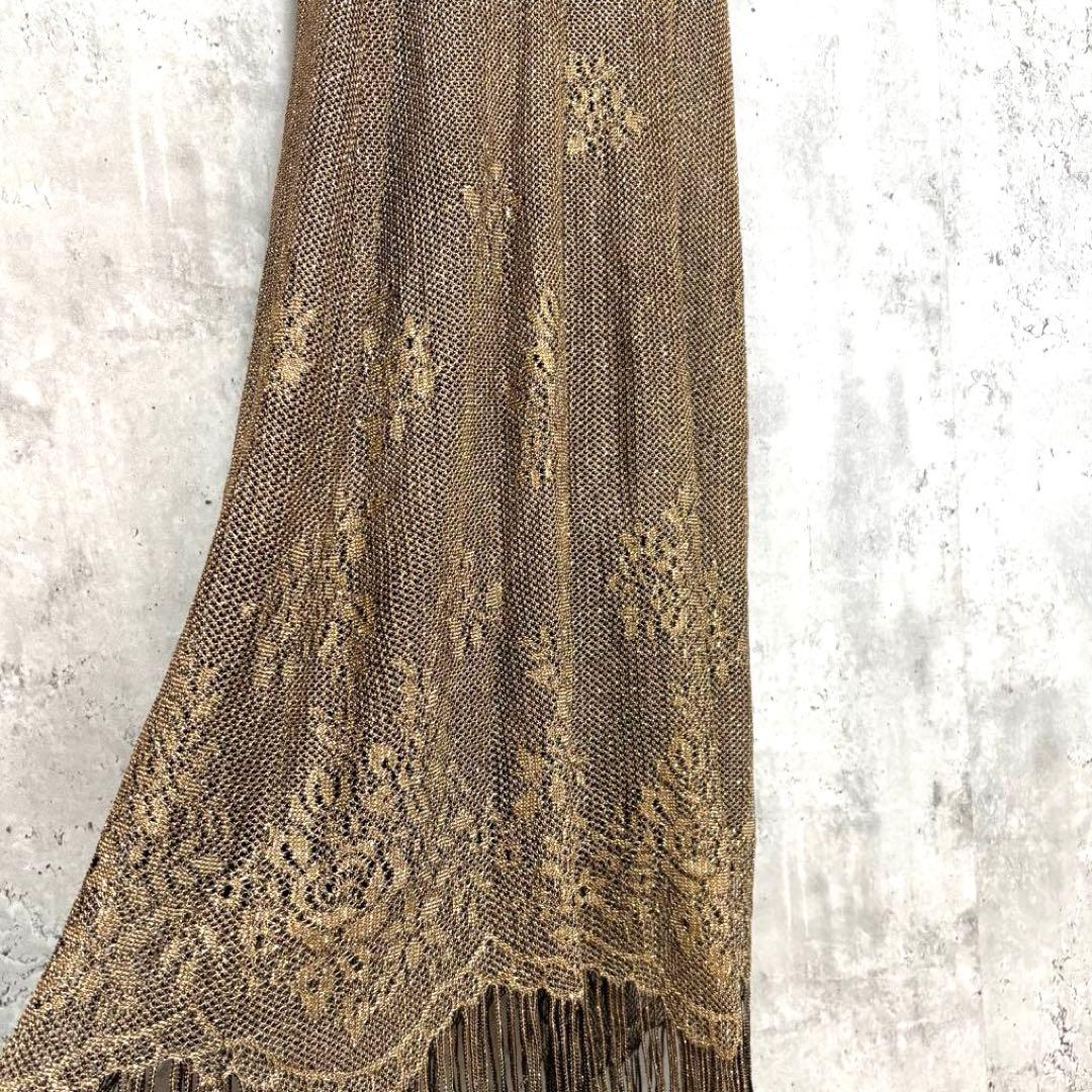 【BETSEY JOHNSON】キャミロングワンピース ドレス S 光沢きれいめ