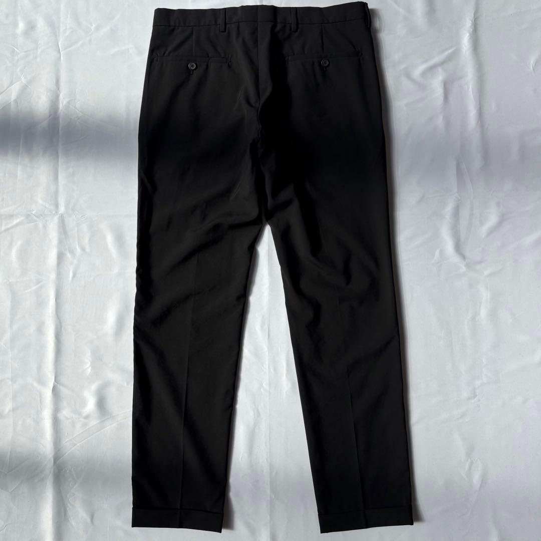 【美品】PRADA プラダ ウール スラックス ブラック 48