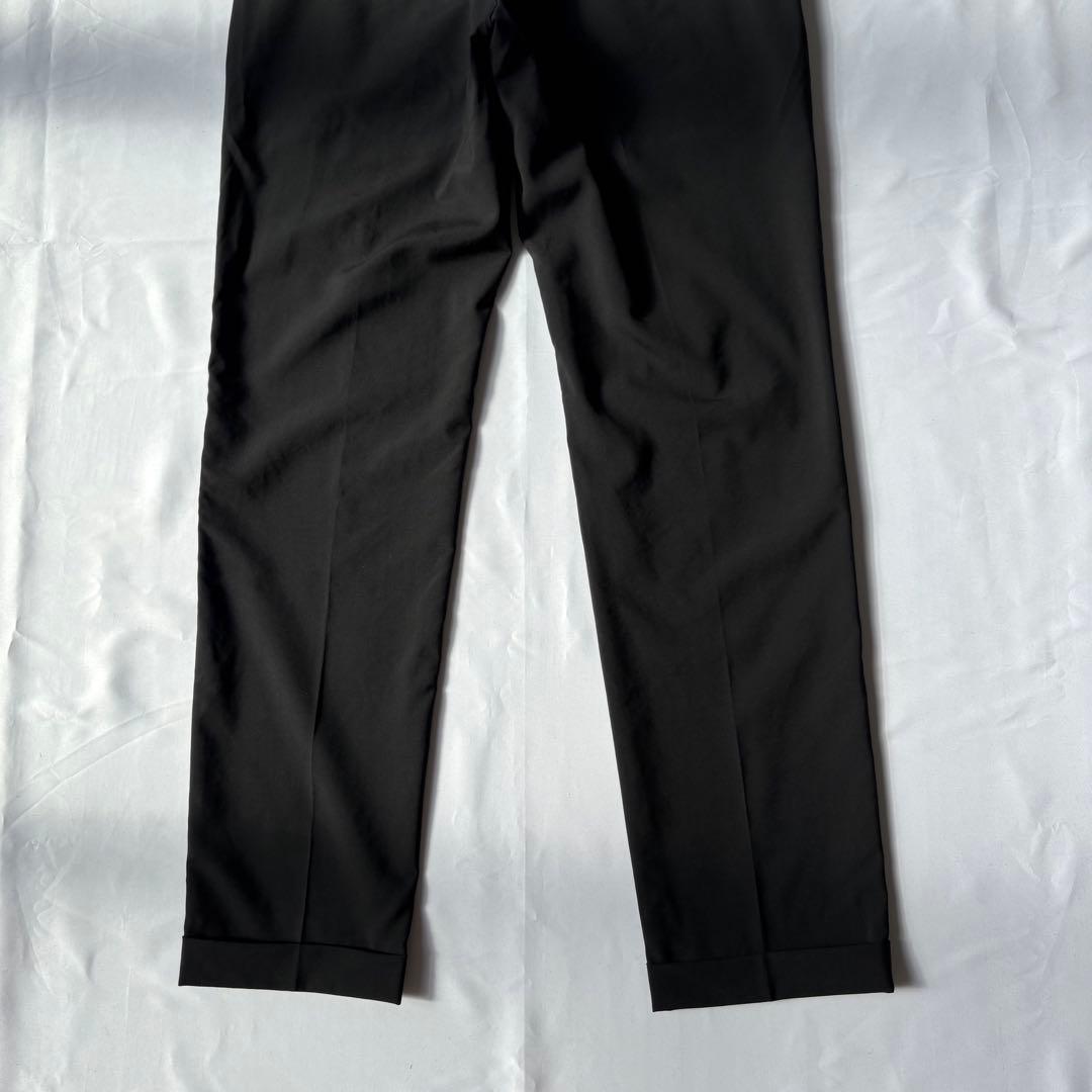 【美品】PRADA プラダ ウール スラックス ブラック 48