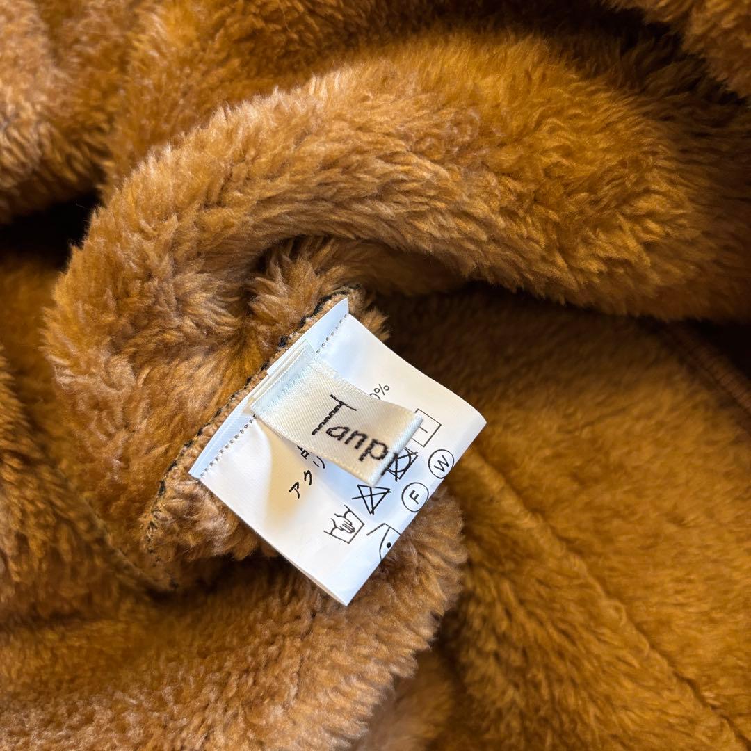 美品【極々暖かいファー付きフーディケープコート】毛布のように暖かいポンチョ