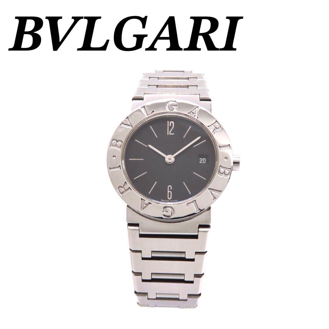 ☆極美品 BB26SSD BVLGARI ブルガリ 時計 ブラック レディース