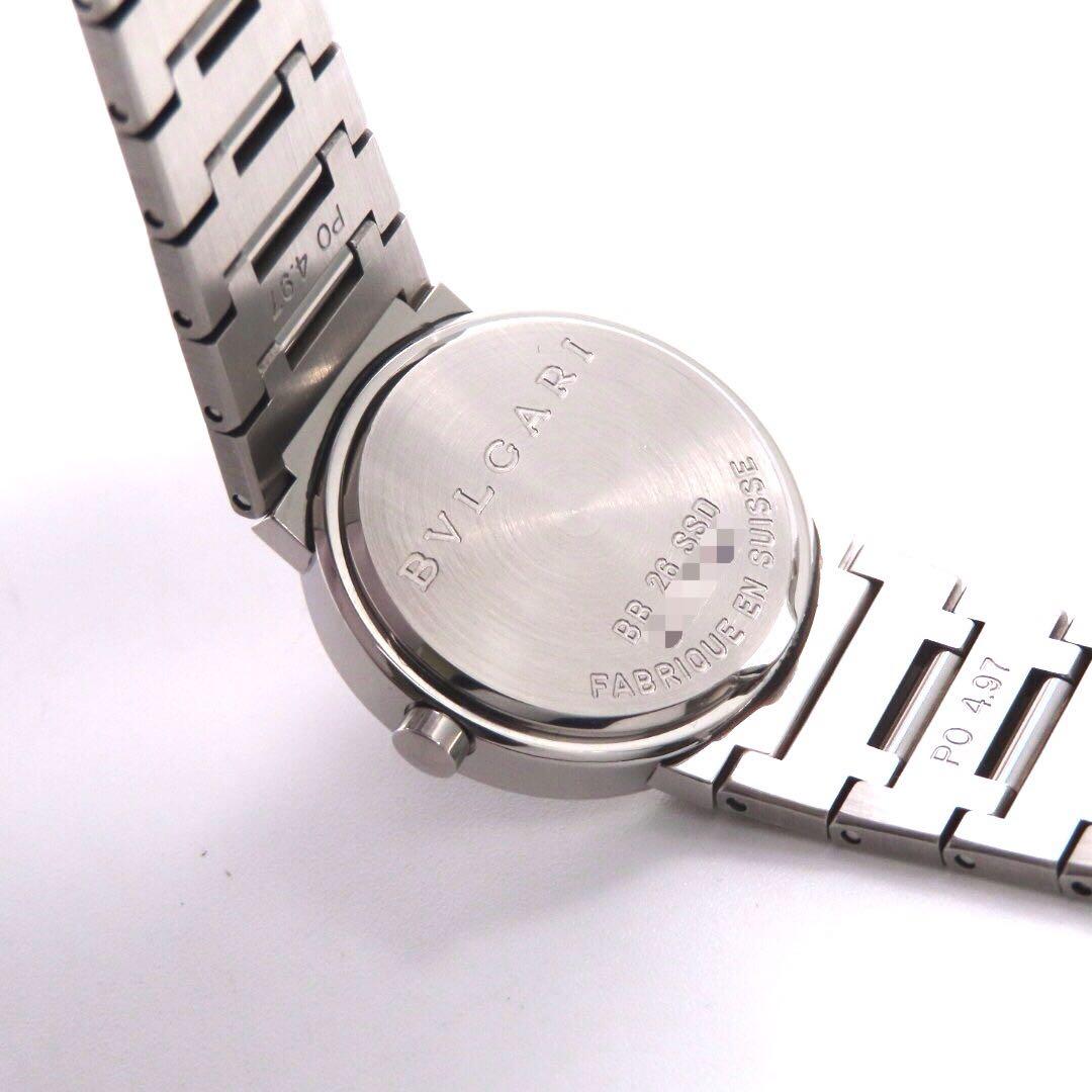 ☆極美品 BB26SSD BVLGARI ブルガリ 時計 ブラック レディース