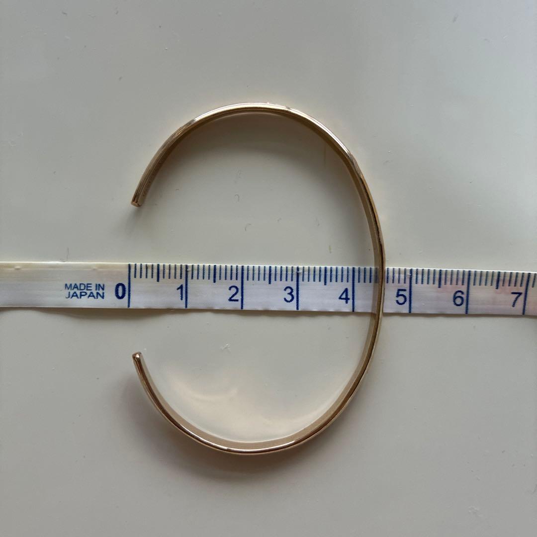 ②インディアンジュエリー バングル ゴールド NAVAJO ナバホ族 ホピ族