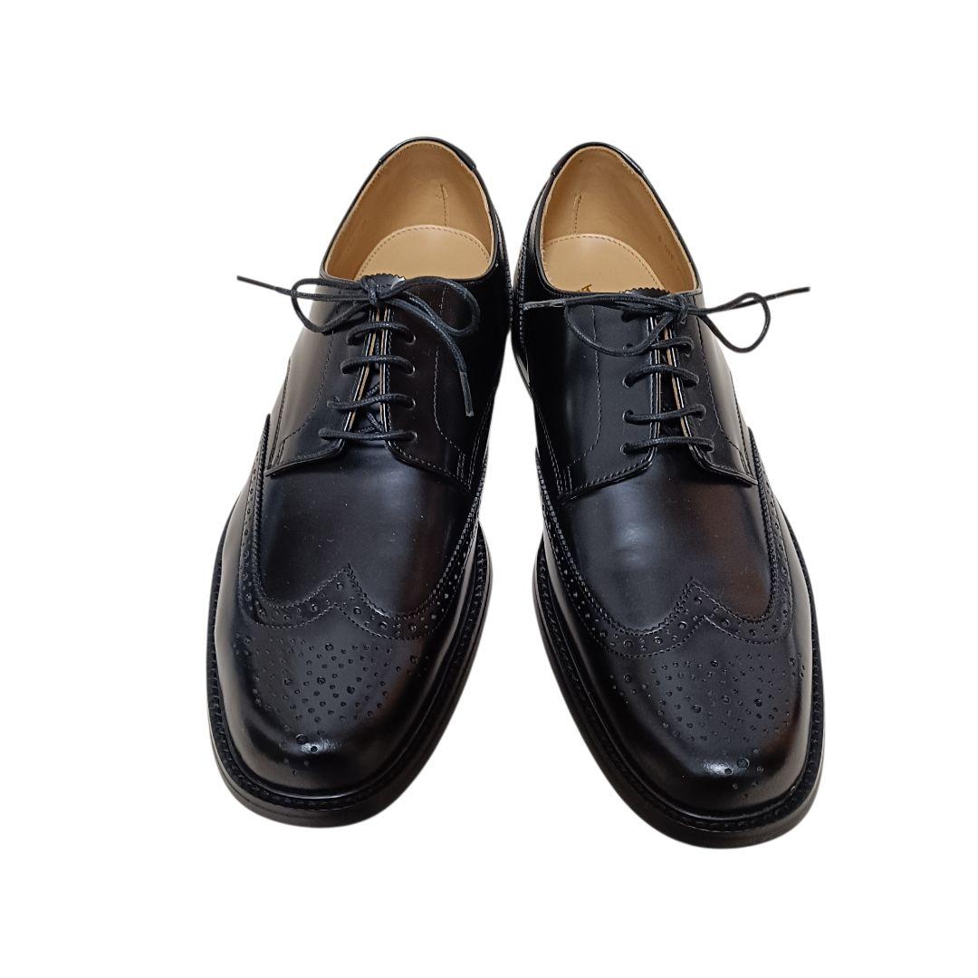 【新品未使用】リーガル ウィングチップ メダリオン 外羽根 ブラック 26EEE