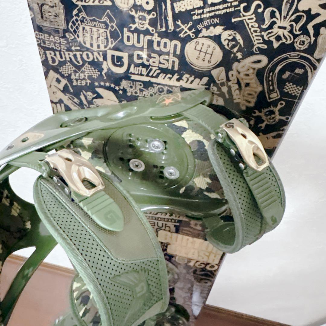 Burton CLASH 160 スノーボード × Burtonビンディング