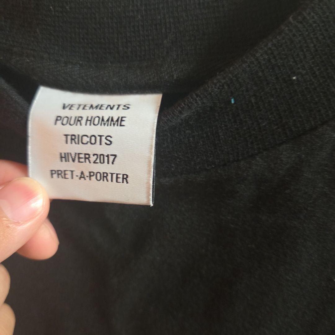 VETMENTS UNIDAD HOMBRES ノースリーブタンクトップ