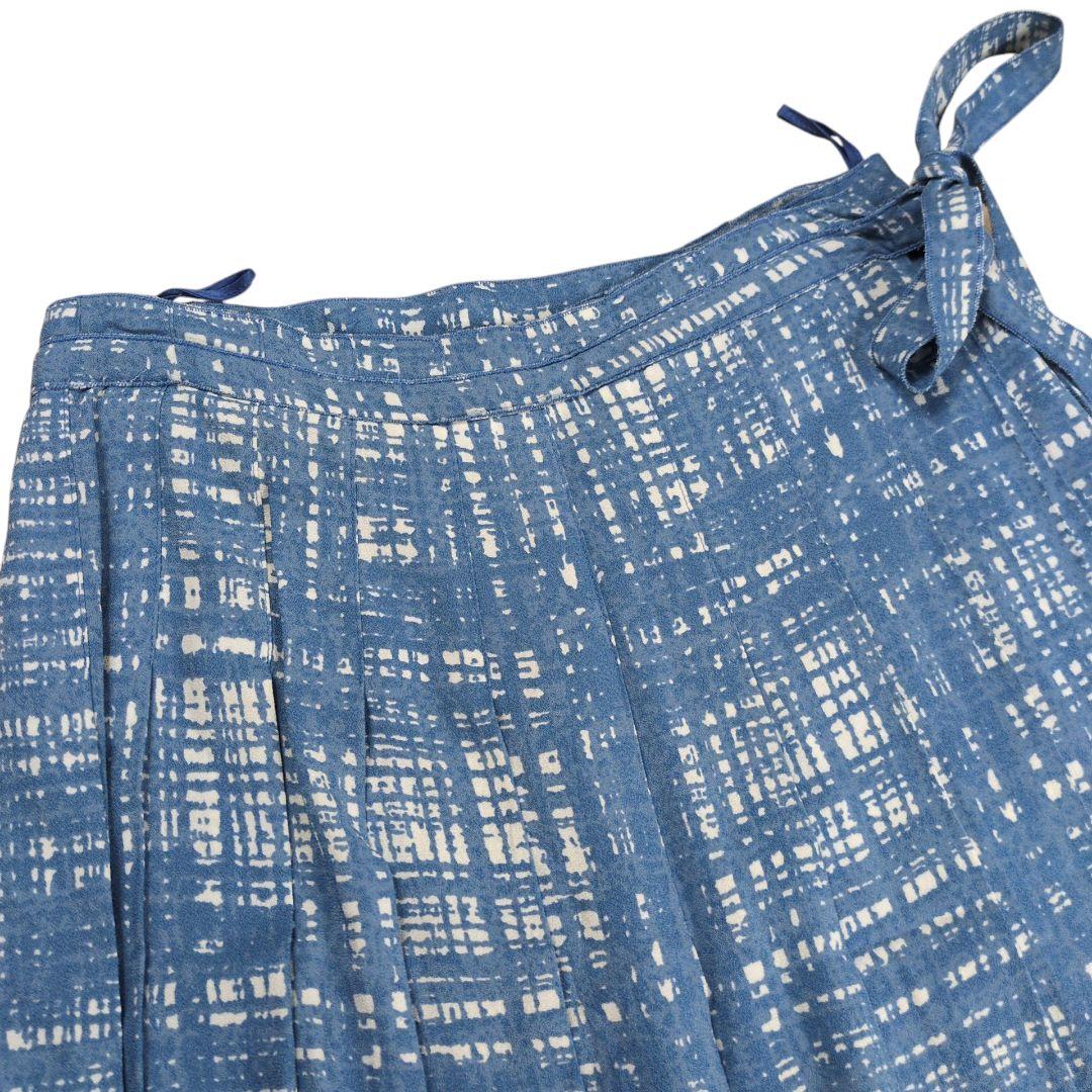 【希少】PRADA プリーツ ラップ ミニスカート