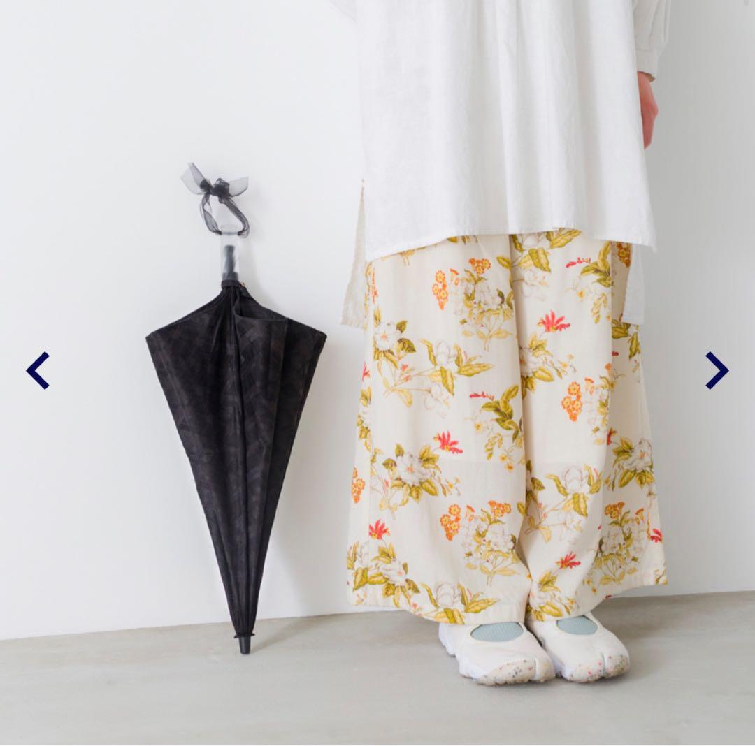 【新品】大森商店　日傘　黒レース