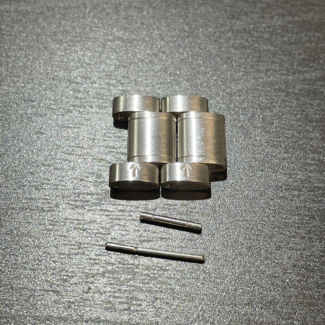 管番146オメガ 純正スピードマスター ステンブレス 2コマ 16ミリ幅 →中