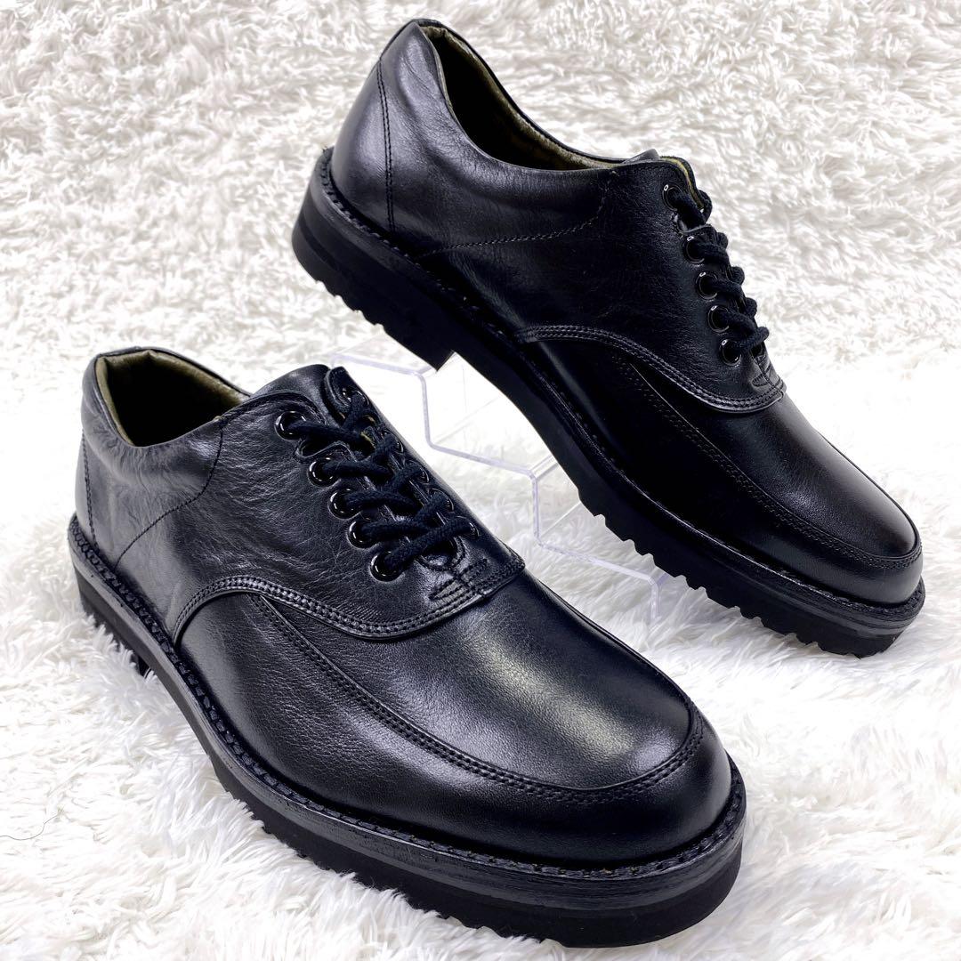 未使用 大塚製靴 レザー ビジネスシューズ Vibramソール コンフォート 黒