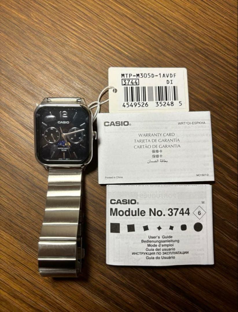 MTP-M305D CASIO STANDARDMENS　ギフトボックス付き