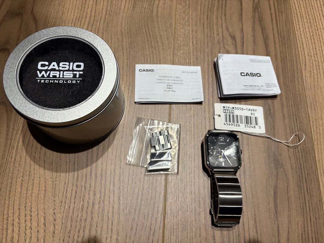 MTP-M305D CASIO STANDARDMENS　ギフトボックス付き