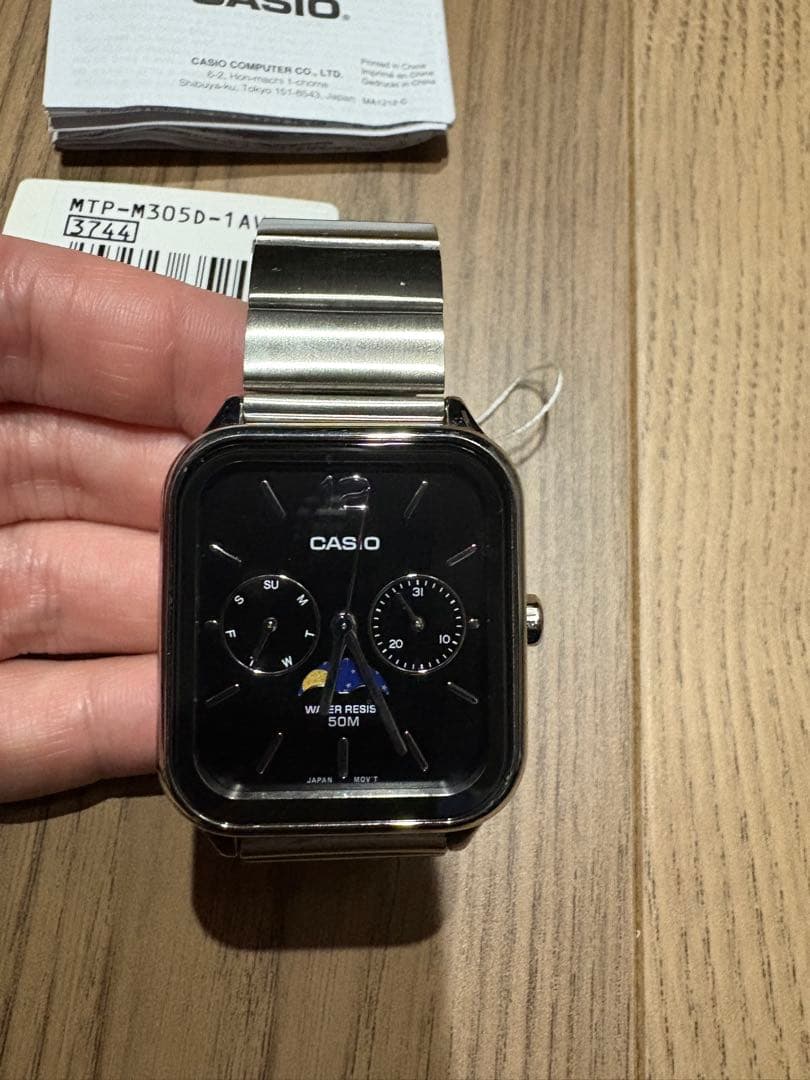 MTP-M305D CASIO STANDARDMENS　ギフトボックス付き