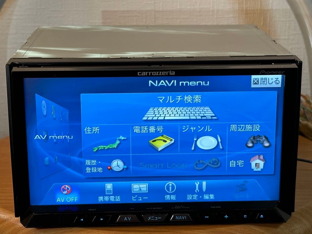 carrozzeria AVIC-ZH99zp HDDナビ Bluetooth