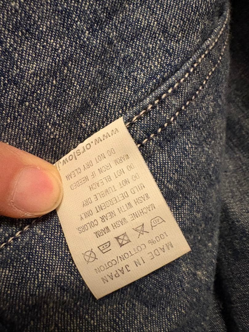 orslow 40s 月桂樹ボタン カバーオール 濃紺 大戦