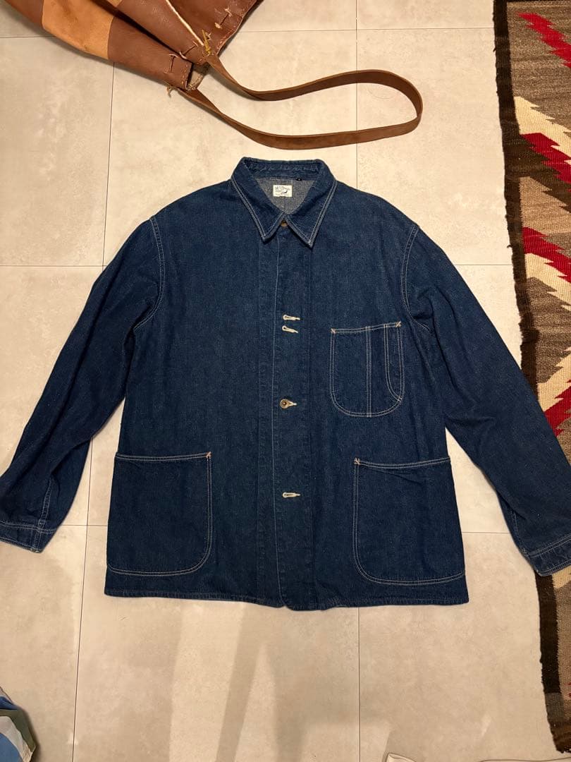 orslow 40s 月桂樹ボタン カバーオール 濃紺 大戦