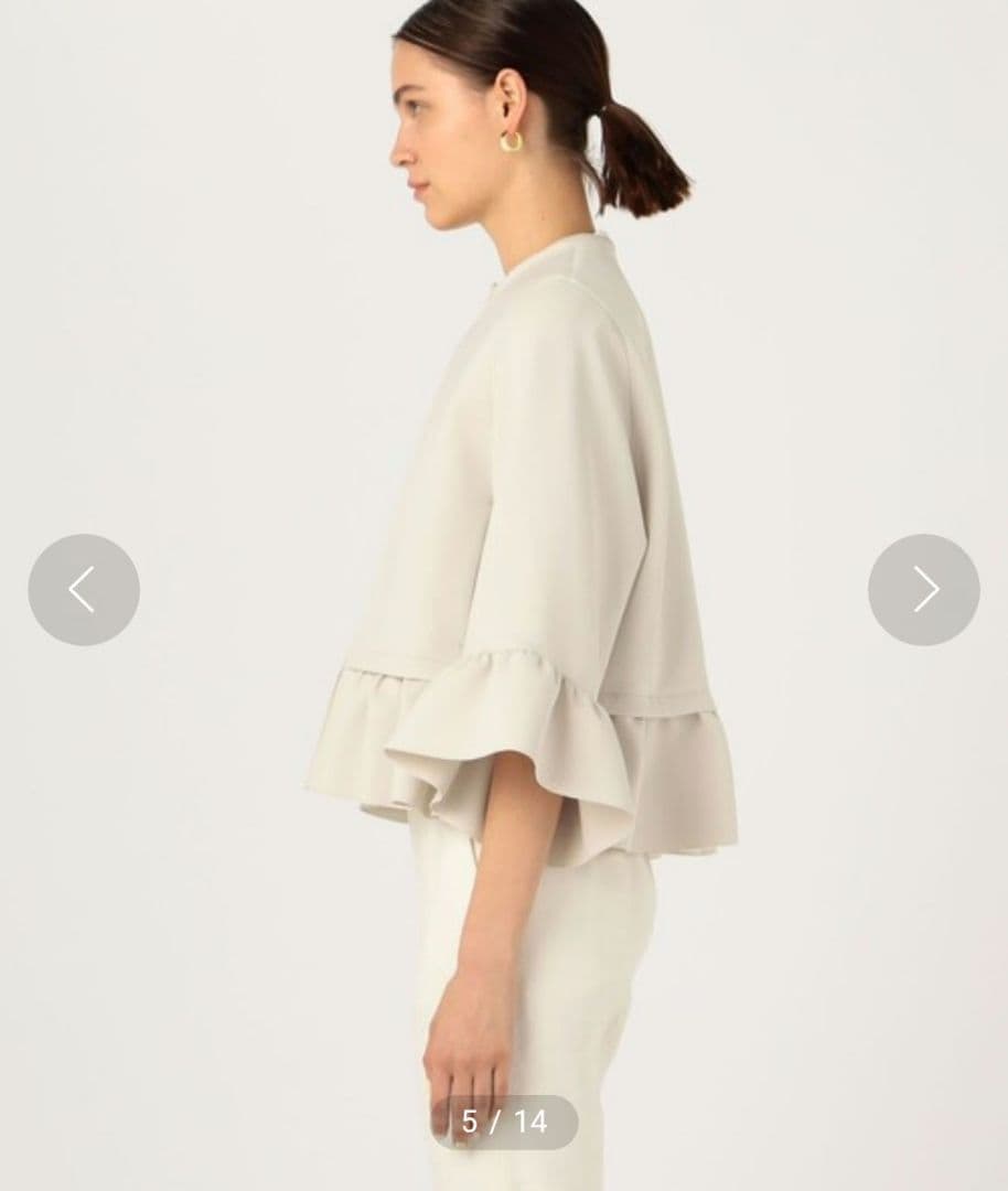 Ballsey ネイビー ノーカラージャケット　卒園式　卒業式　定価35200円