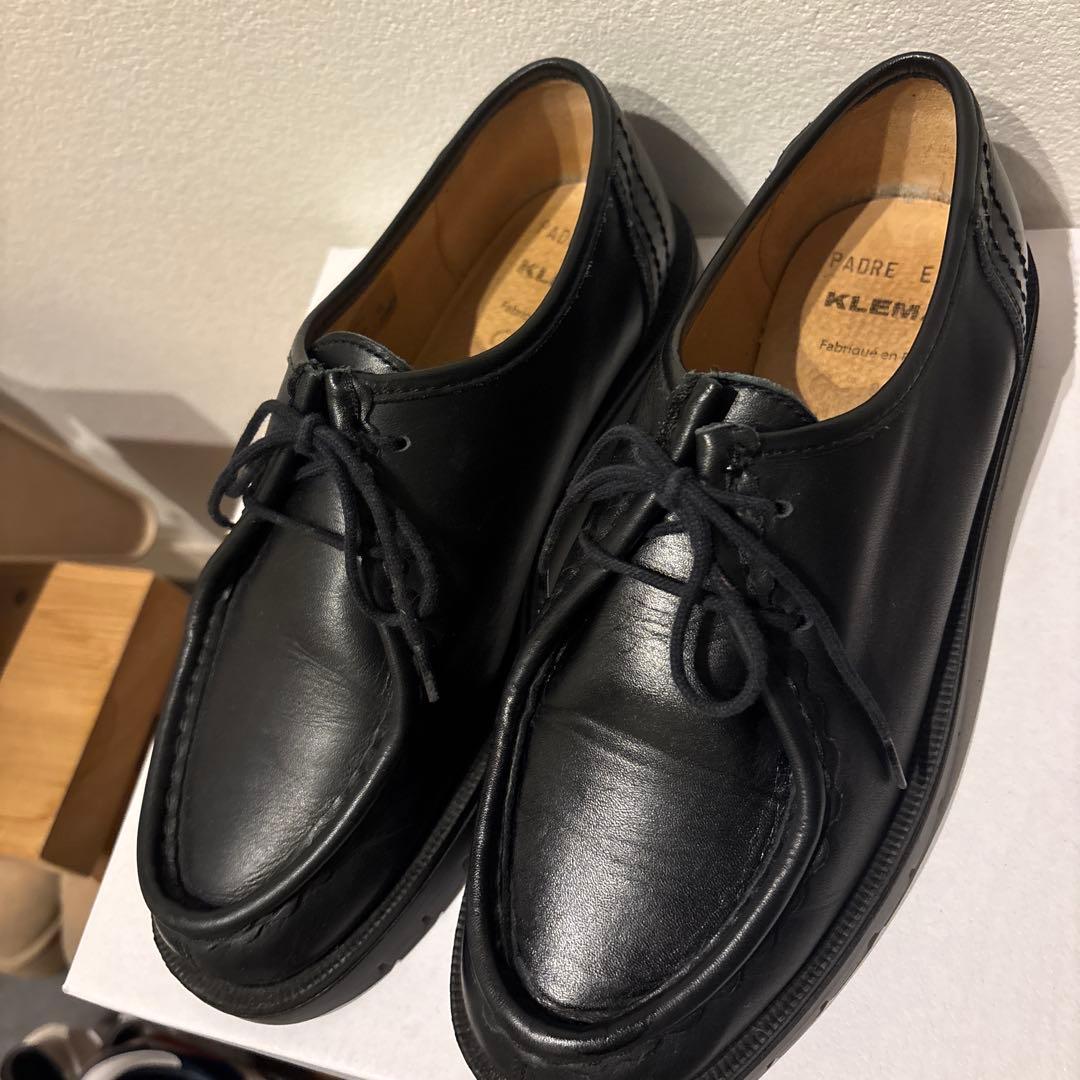 り*う様 KLEMEN PADRE E ブラック ドレスシューズ