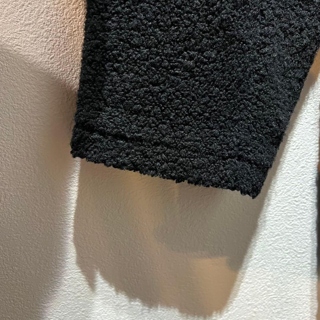 希少 ワイズ 上質 ウール プードル ボア チェスターコート ポンチョ ケープ