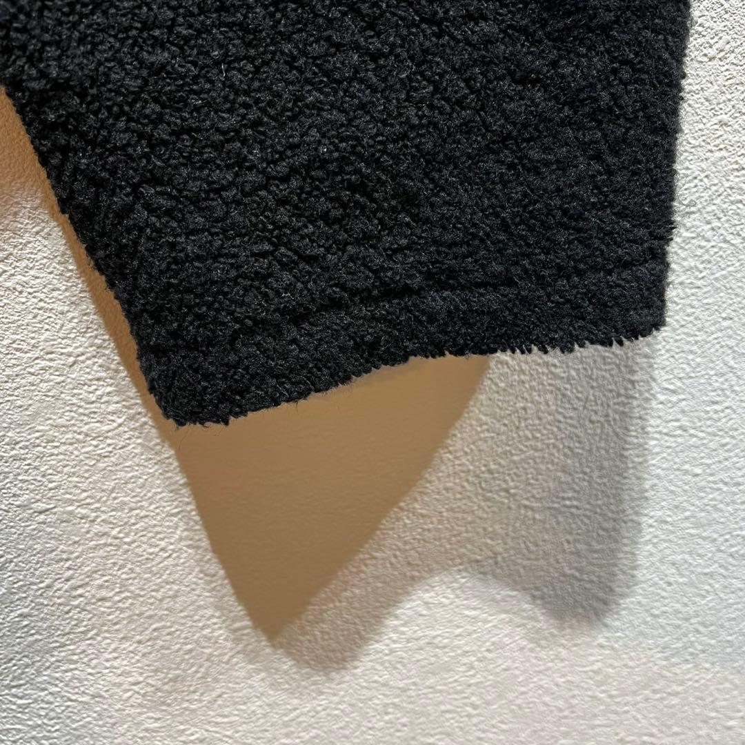 希少 ワイズ 上質 ウール プードル ボア チェスターコート ポンチョ ケープ