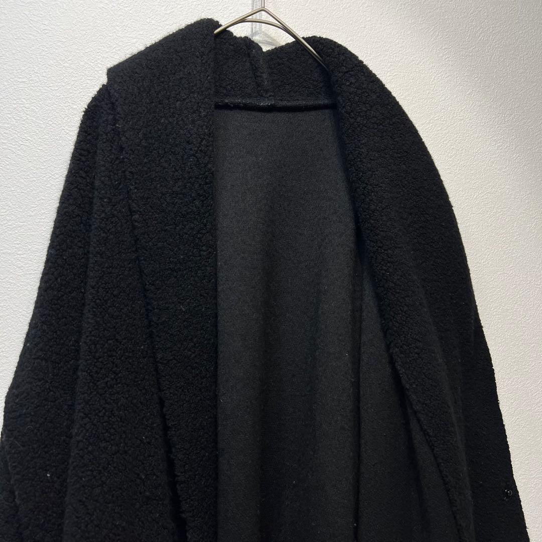 希少 ワイズ 上質 ウール プードル ボア チェスターコート ポンチョ ケープ