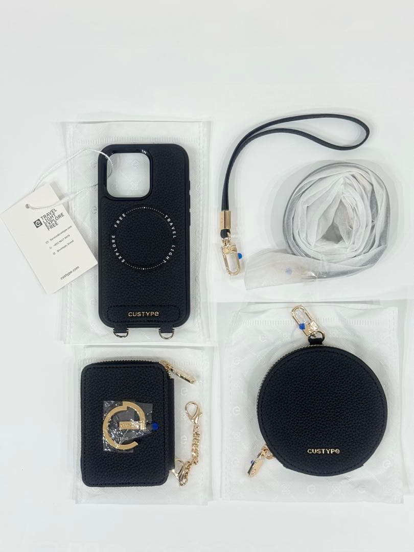 【新品未使用】custype ブラック iPhone15Pro用　ケース