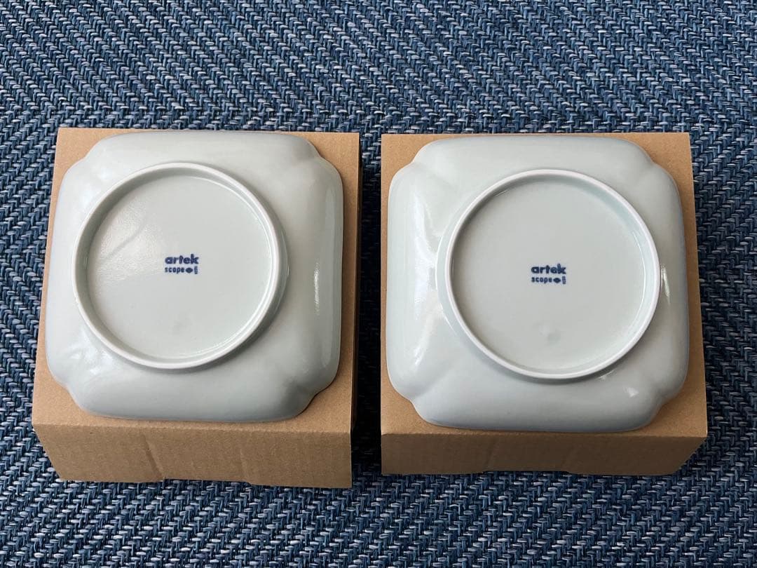 新品 artek アルテック 東屋 木瓜角皿 Lehti 正角02 scope