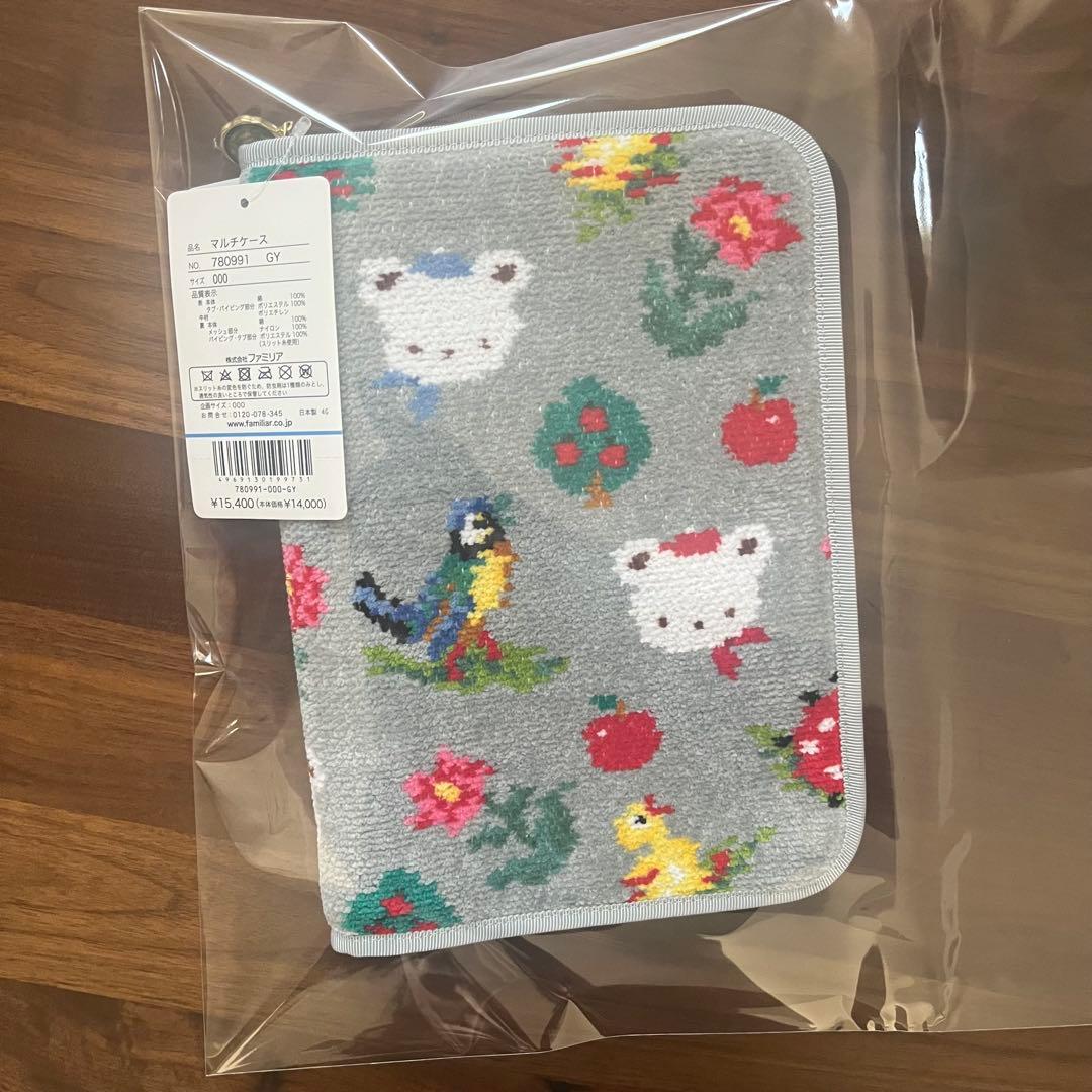 familiar FEILER コラボ 母子手帳ケース 赤チェック