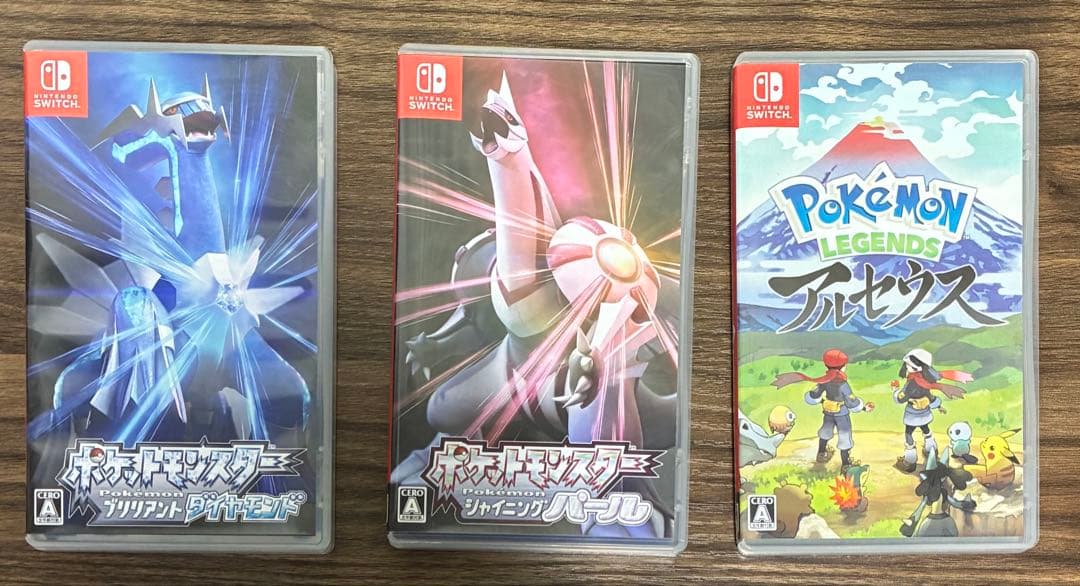 ポケモン　ブリリアントダイヤモンド　 シャイニングパール　アルセウス