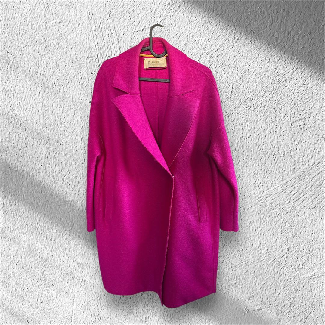HARRIS WHARF LONDON ピンク オーバーサイズコート