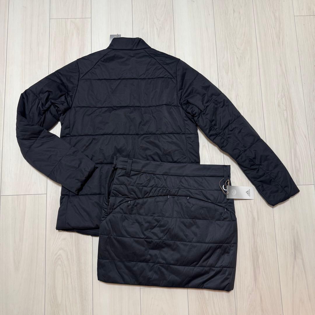 新品 アディダス セットアップ 秋冬 ゴルフ 保温 中綿 ジャケット スカート