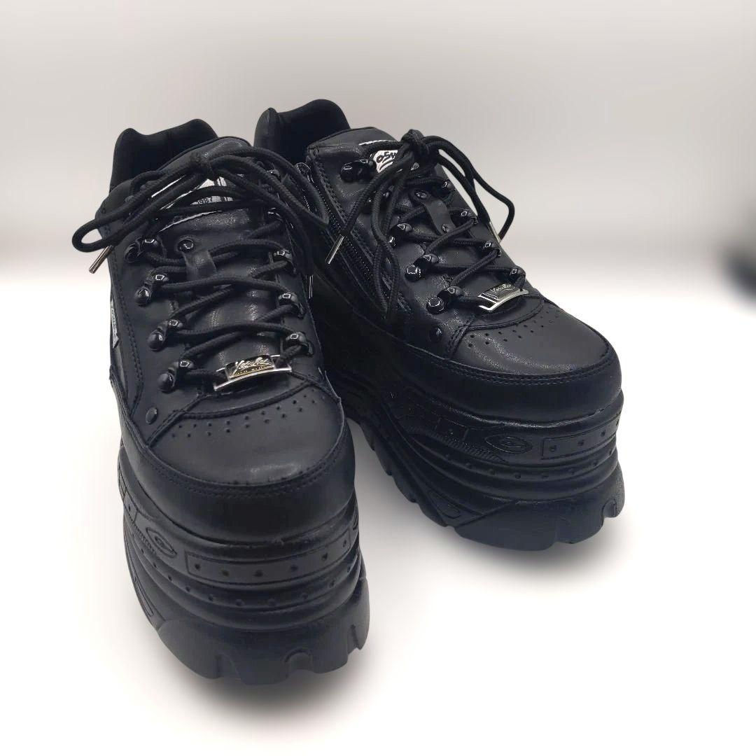 【極美品】 YOSUKE ヨースケ 厚底スニーカー 24黒 30周年記念モデル