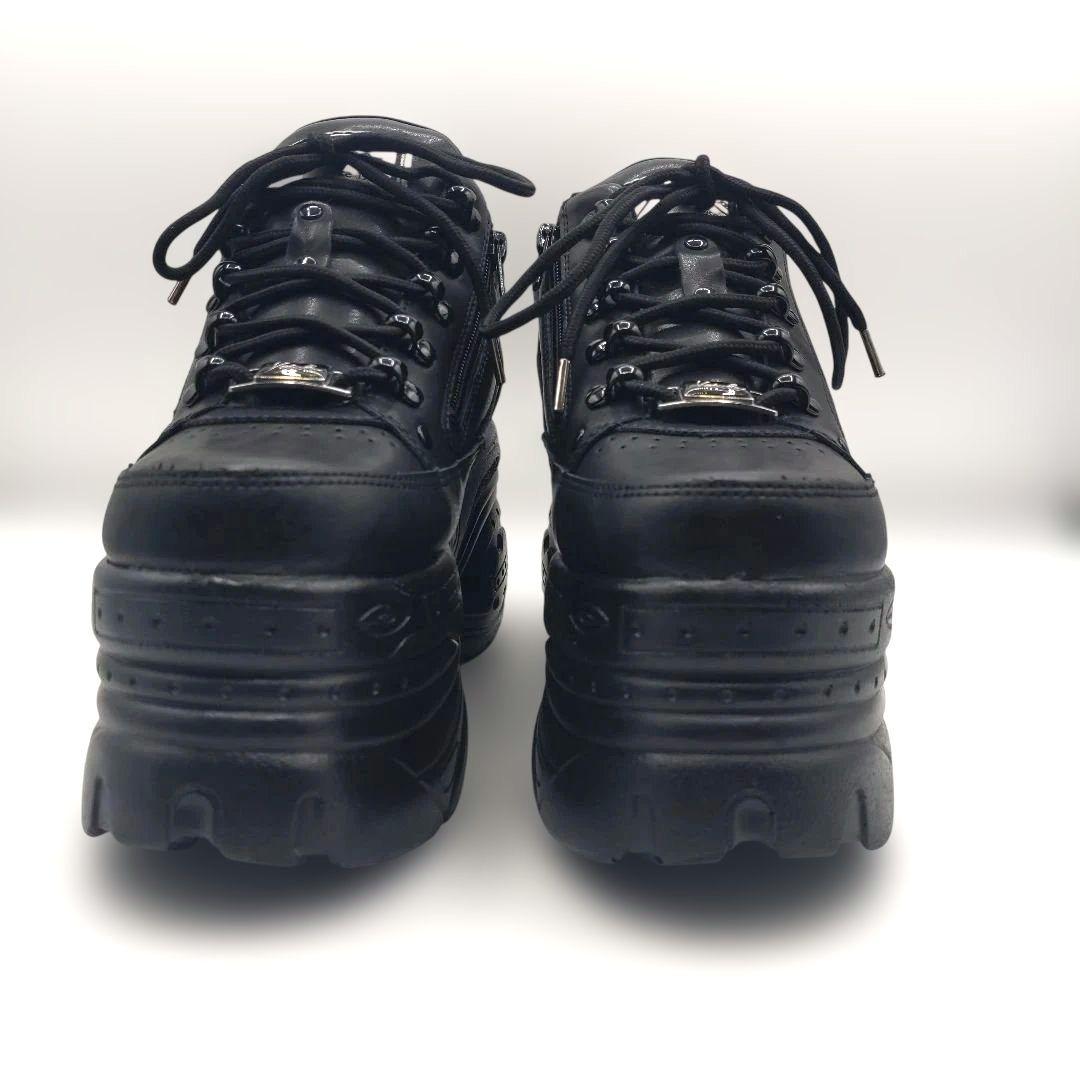 【極美品】 YOSUKE ヨースケ 厚底スニーカー 24黒 30周年記念モデル