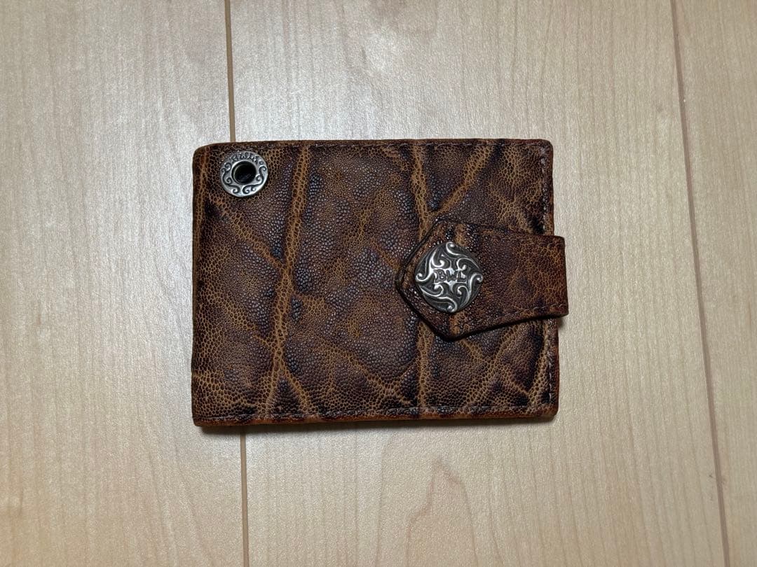 Bill Wall Leather ウォレット 二つ折り財布 エレファントレザー