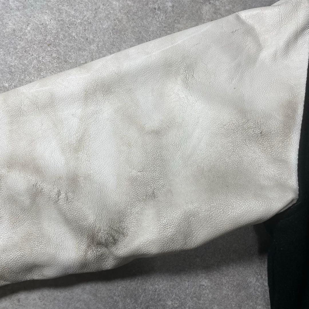 90s〜 GAME sportswear L USA製 スタジャン ウール