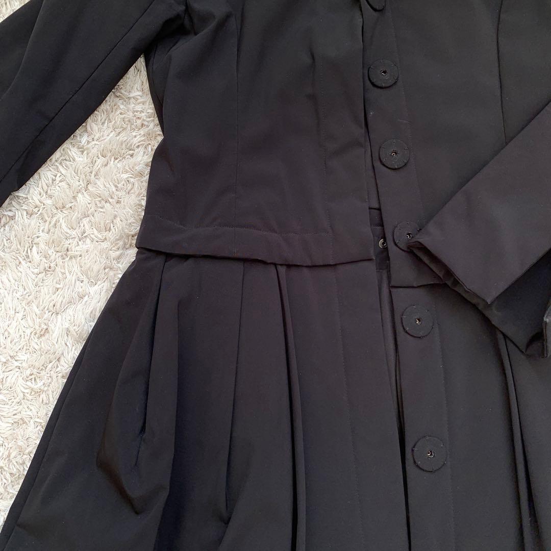 フォクシーニューヨーク　中綿 2WAYコート　38 ブラック