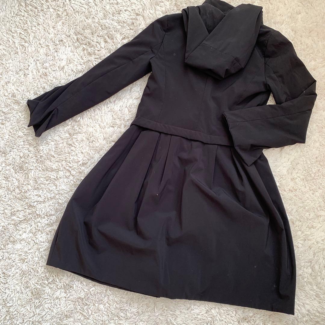 フォクシーニューヨーク　中綿 2WAYコート　38 ブラック